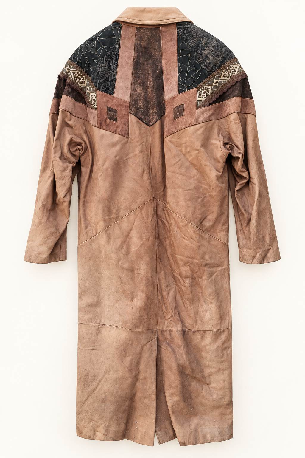 Wilsons Adventure Bound Brown Leather Suede Long Coat – Size Small